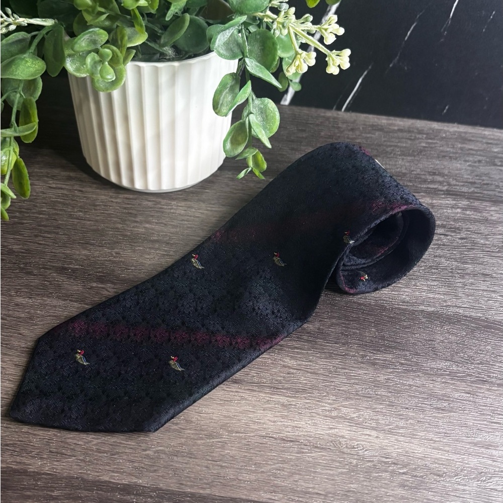 Sophisticated Black Designer Men's Tie